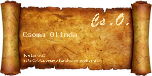 Csoma Olinda névjegykártya